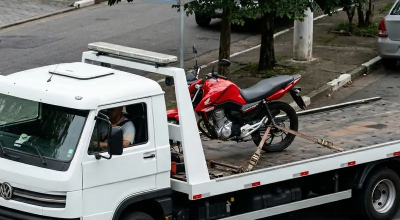 Reboque de moto em Sinop – guincho especializado para motocicletas